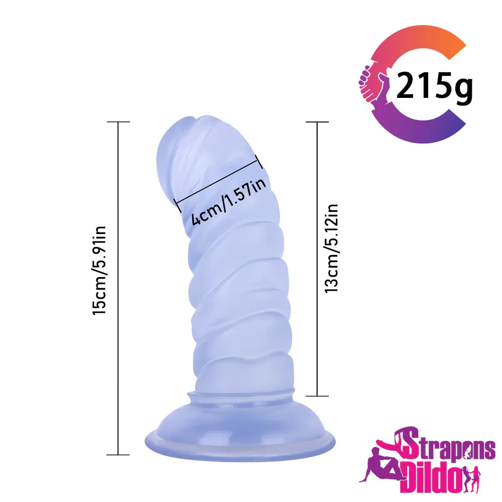 5.91in Fantasy Small Strap On Dildo For G-spot Stimulate Sex Toy - Strap ons Dildo