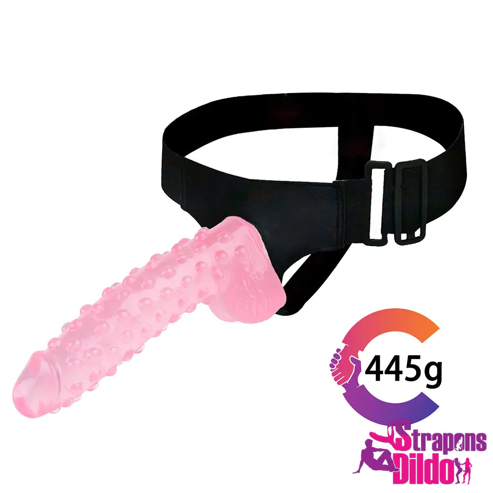 9.05in Realistic Hands-Free Huge Strap On Dildo For Vagina Anal Play - Strap ons Dildo