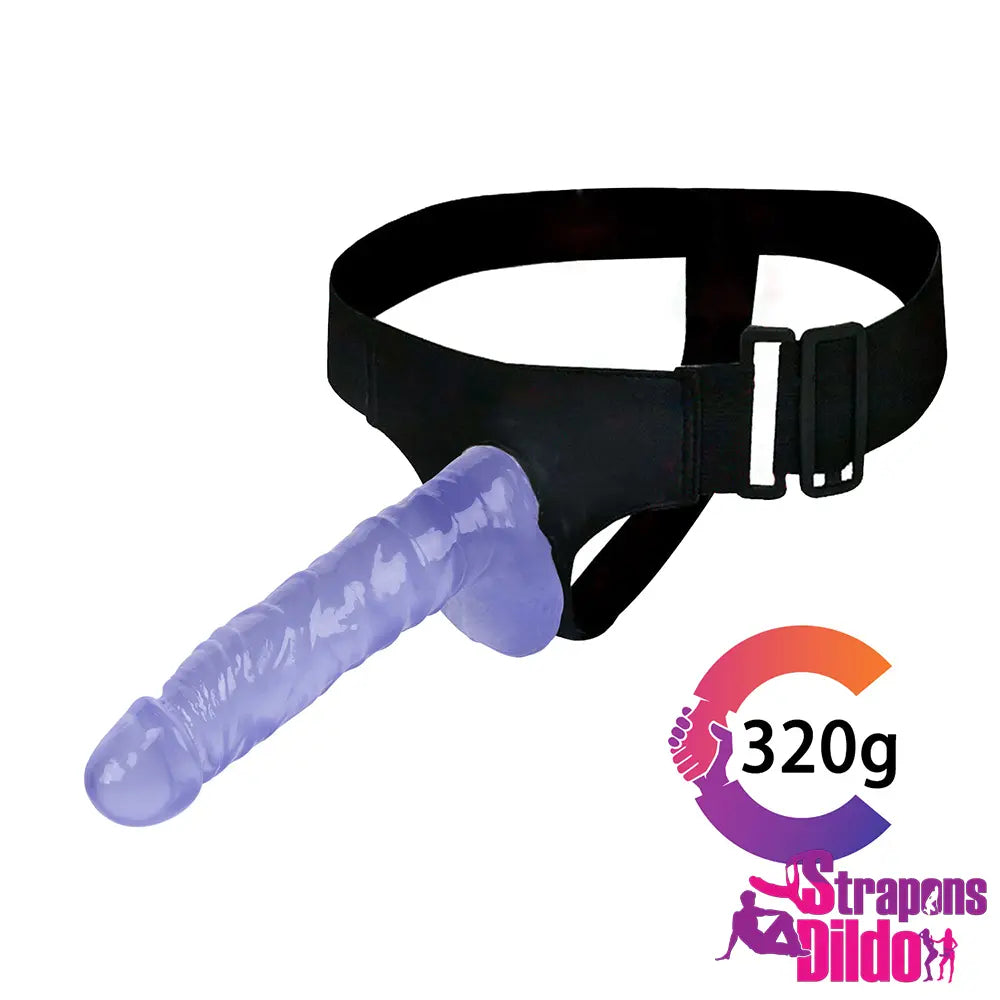 7.87in Real Hands-Free Strap On Dildo For Beginner Couple Gays Women - Strap ons Dildo