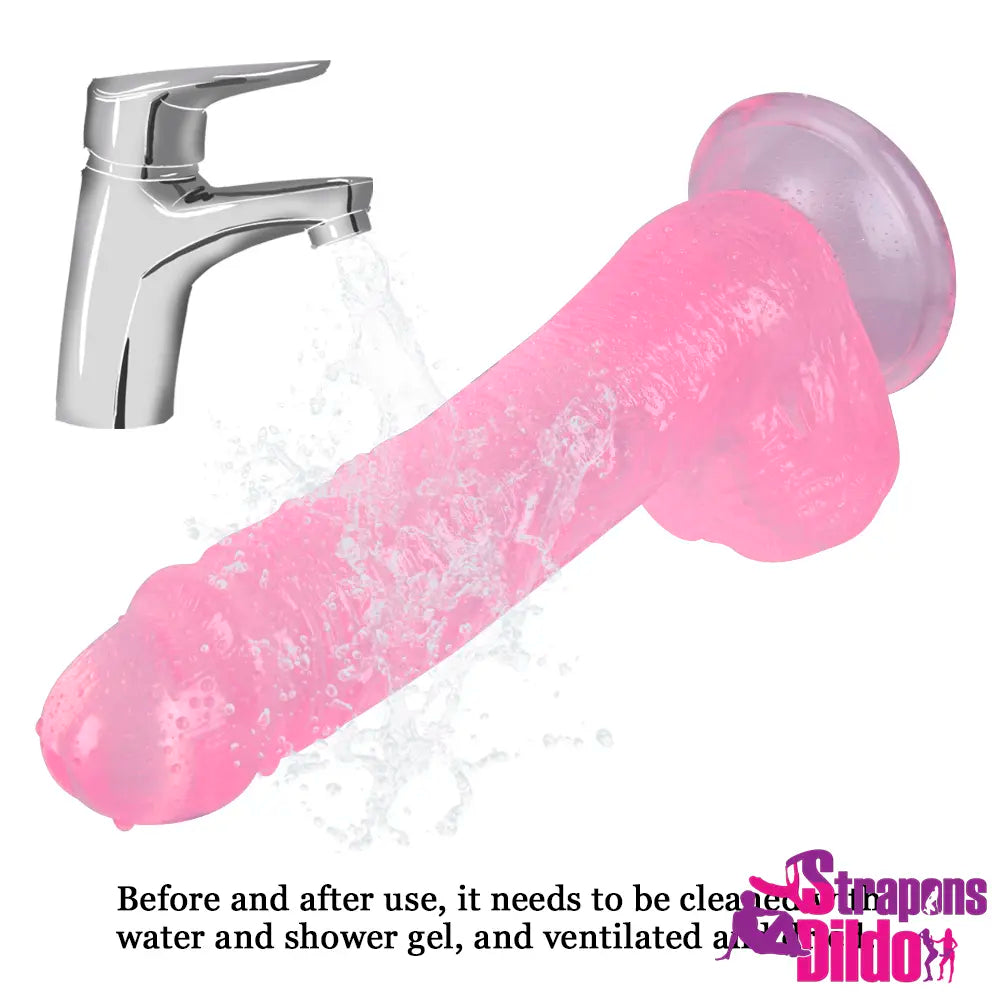 7.09in Realistic Strap On Dildo For Anal Vaginal Adult Sex Toy - Strap ons Dildo