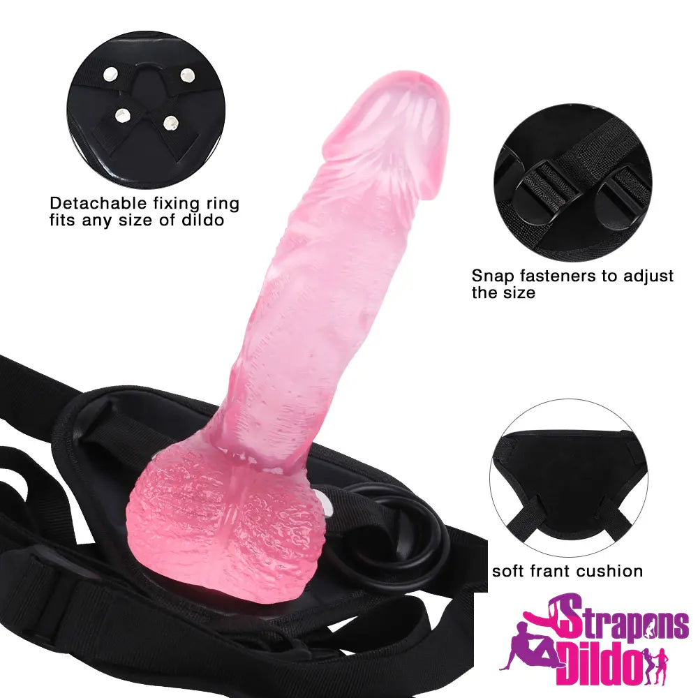 8.66in Real Big Hands-Free Strap On Dildo For Women Men Couples - Strap ons Dildo