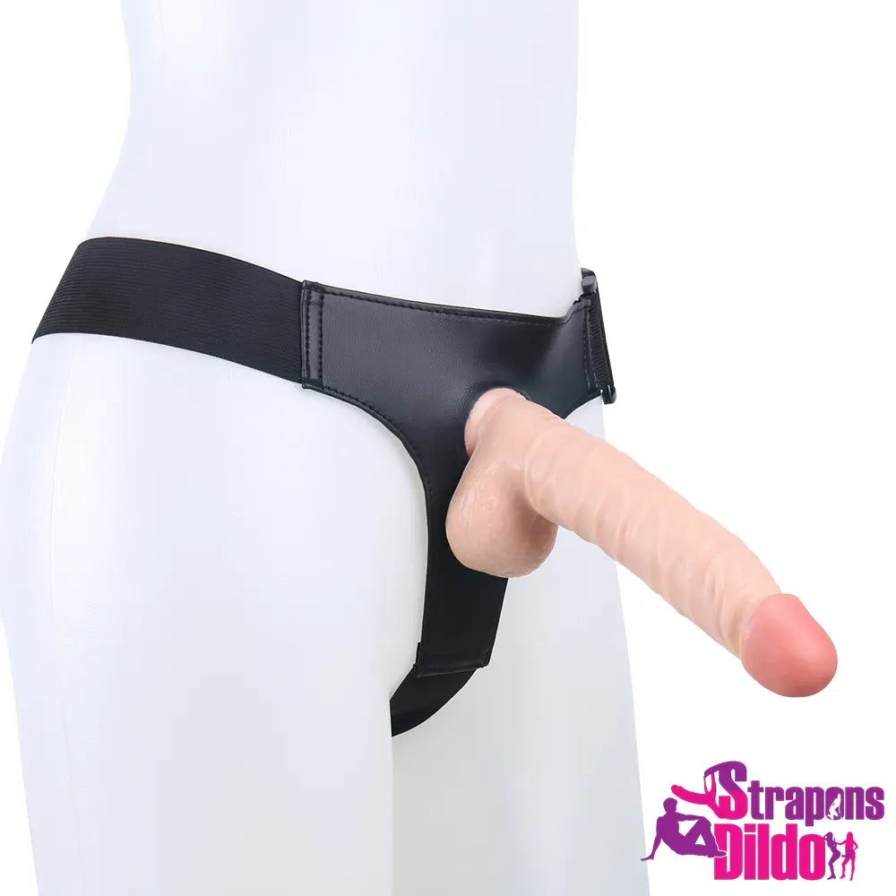 7.87in Real Hands-Free Strap On Dildo For Beginner Couple Gays Women - Strap ons Dildo