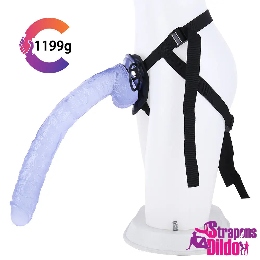 16.93in Lifelike Super Long Strap On Dildo For Women Massage Love Toy - Strap ons Dildo