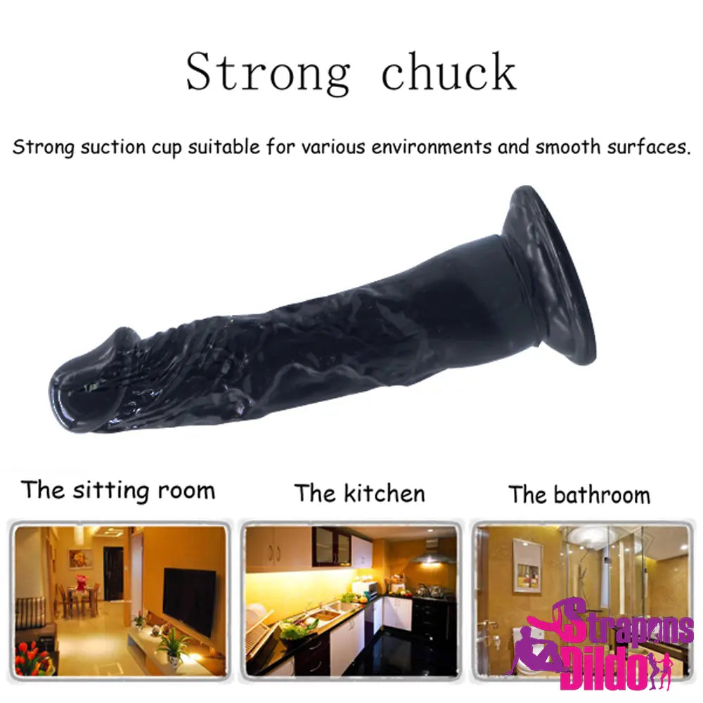 7.87in Soft Top Quality Detachable Strap on Dildo Without Eggs - Strap ons Dildo