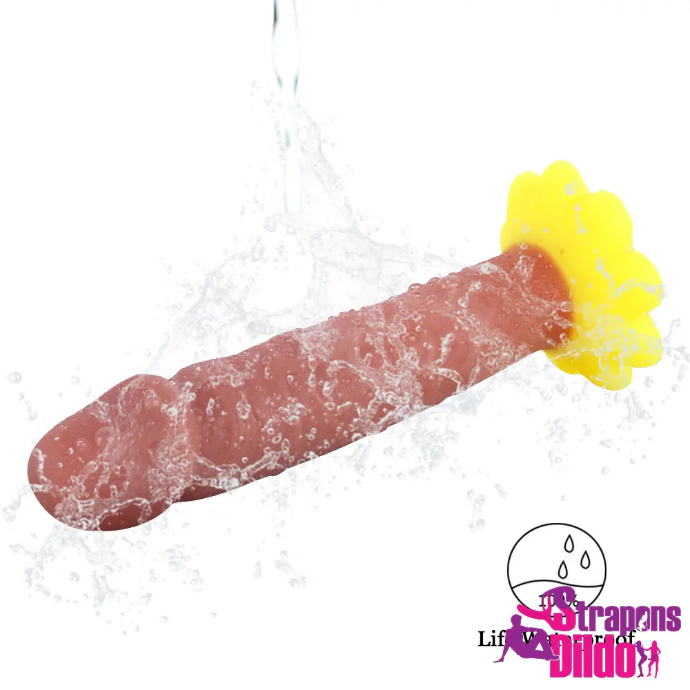 5.9in Real Feeling Soft Small Strap On Dildo With Sucker Cup Love Toy - Strap ons Dildo