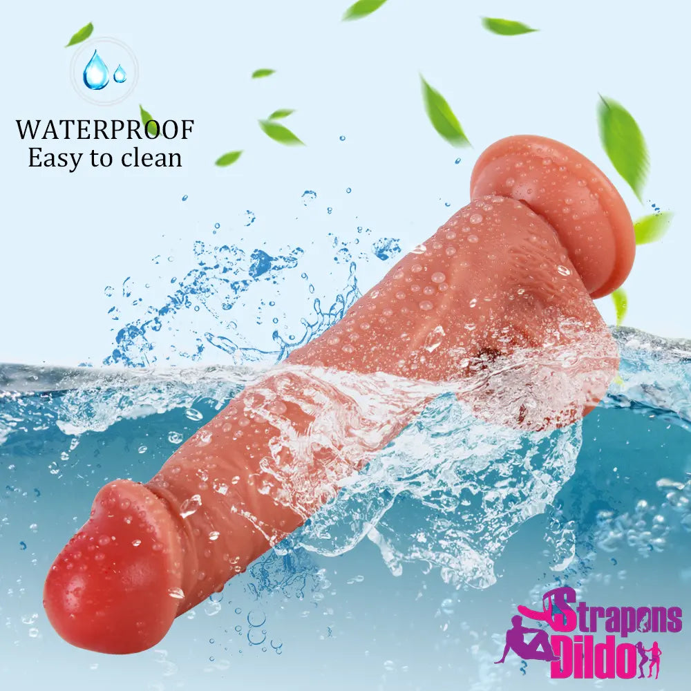 9.45in Lifelike Silicone Big Strap On Dildo For Female Vagina - Strap ons Dildo