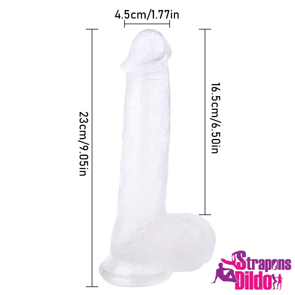 9.05in Real Big Strap On Dildo Penis Dick Sex Toy For Females - Strap ons Dildo