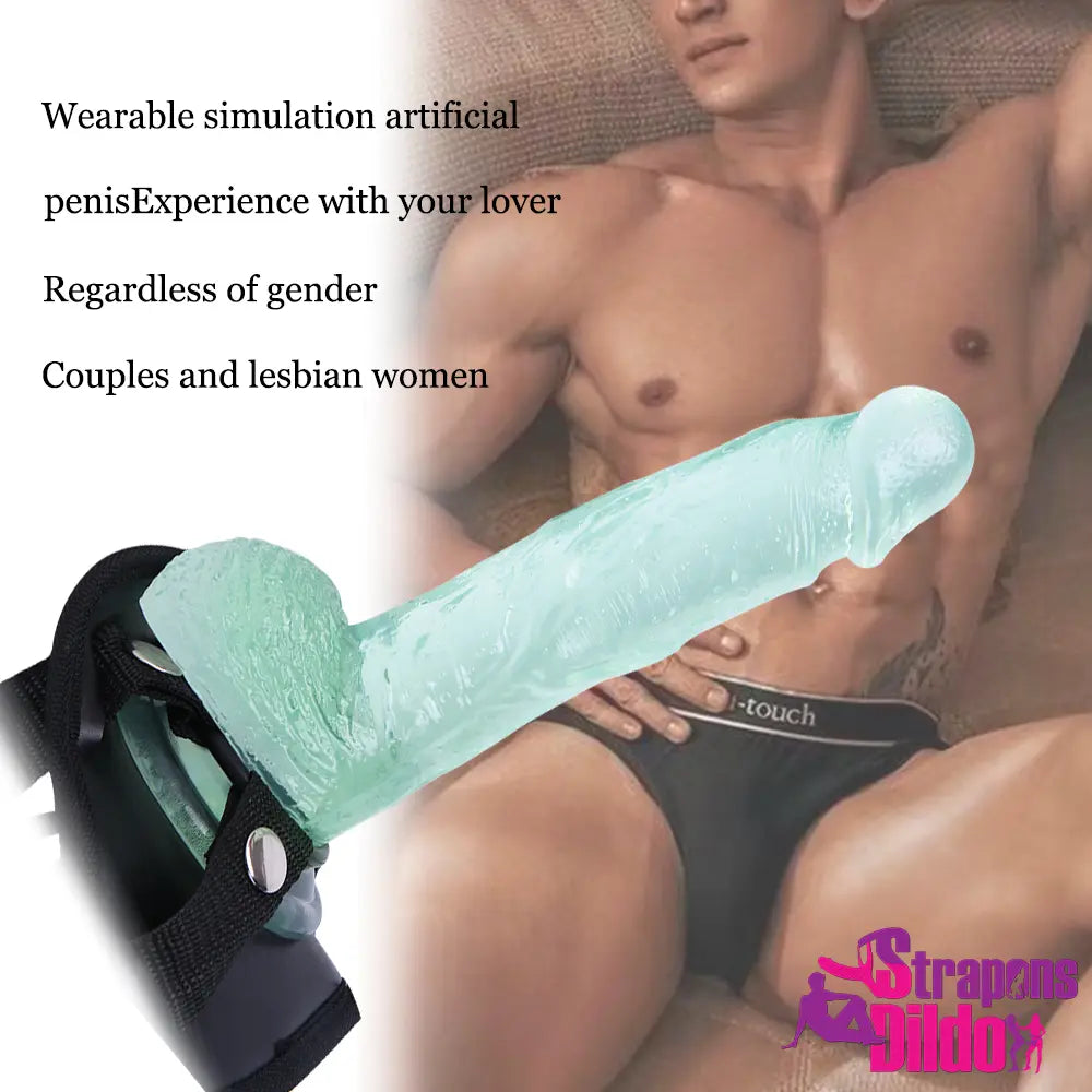 8.27in Good Quality Men Women Strap On Dildo For Couple Sex Toy - Strap ons Dildo