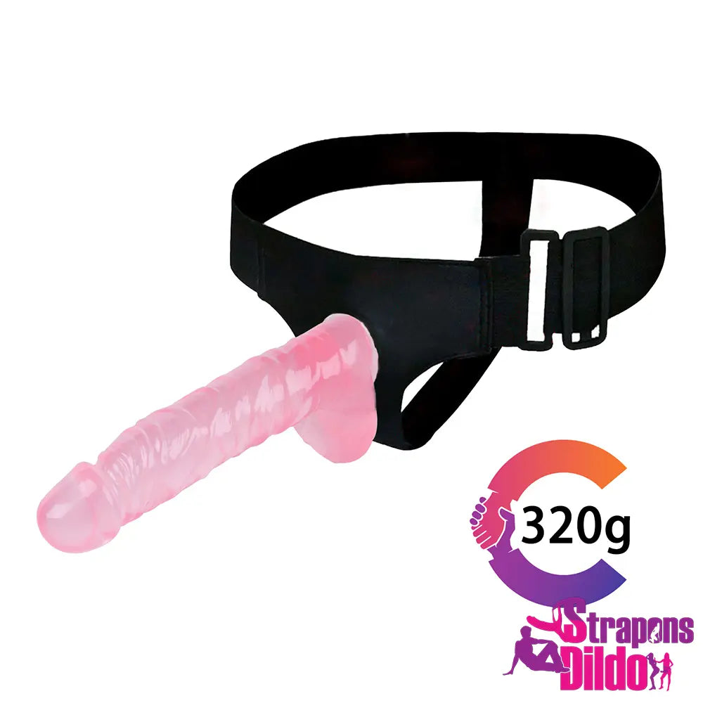 7.87in Real Hands-Free Strap On Dildo For Beginner Couple Gays Women - Strap ons Dildo