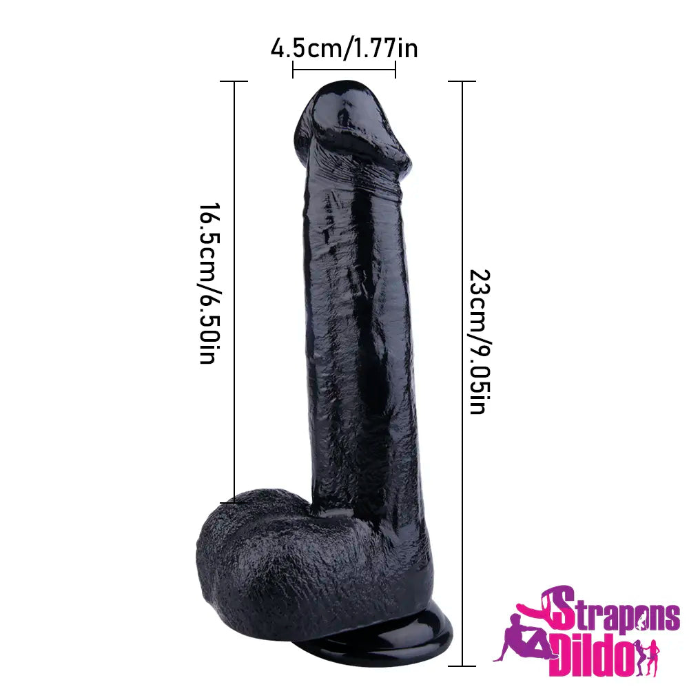 9.05in Real Big Strap On Dildo Penis Dick Sex Toy For Females - Strap ons Dildo