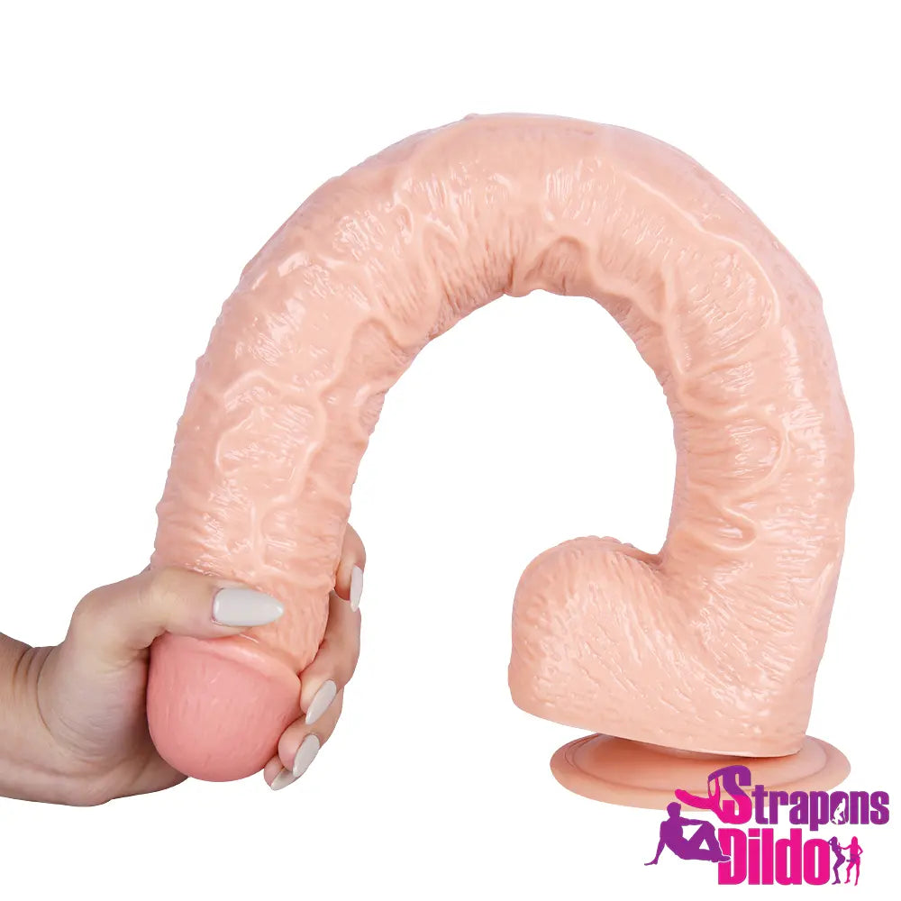 16.93in Lifelike Super Long Strap On Dildo For Women Massage Love Toy - Strap ons Dildo