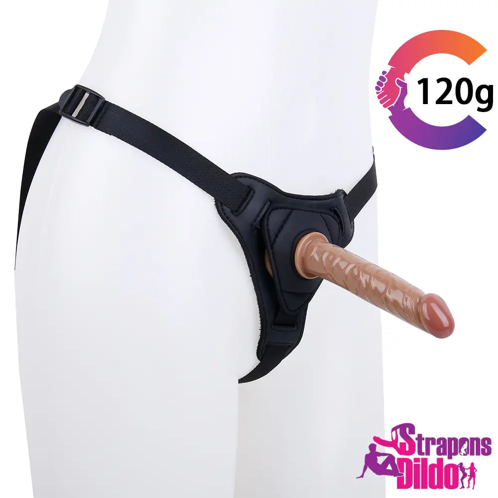 5.91in Realistic Strap On Dildo For Lesbian Gay Men Masturbation Toy