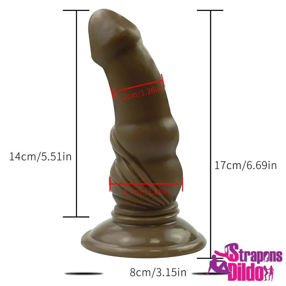 6.69in Bullet Design Detachable Strap on Dildo Butt Plug For Sex Play - Strap ons Dildo