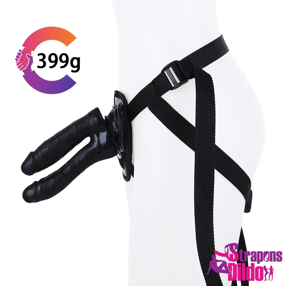 5.91in Premium Double Penetration Strap On Dildo For Women Men Sex - Strap ons Dildo