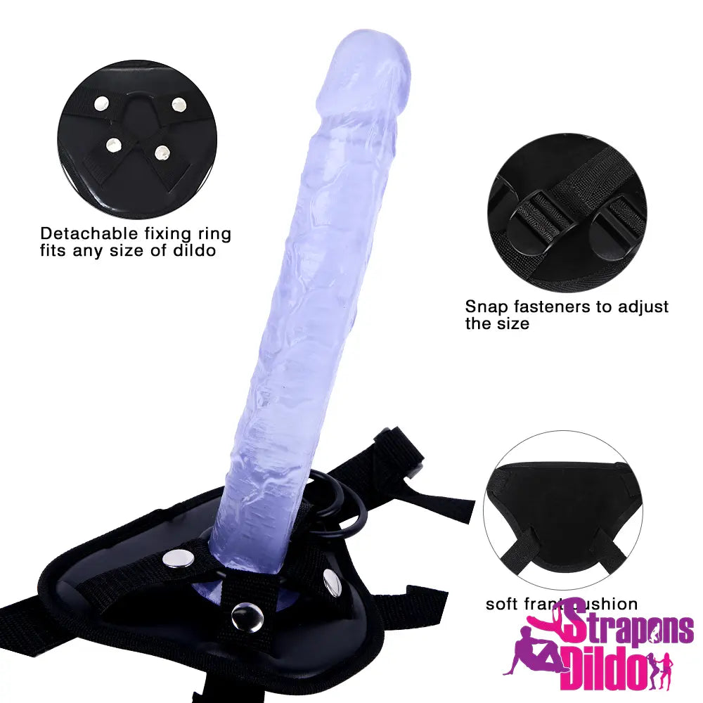 10.24in Realistic Big Strap On Dildo For Anus Vagina Sex Stimulation - Strap ons Dildo