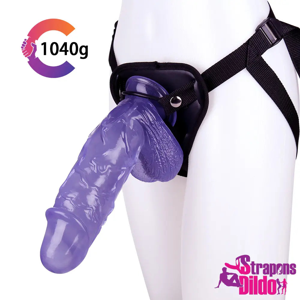 10.24in Real Hands-Free Big Thick Strap On Dildo Adult Love Sex Toy - Strap ons Dildo