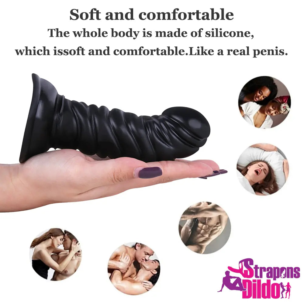 5.91in Fantasy Small Strap On Dildo For G-spot Stimulate Sex Toy - Strap ons Dildo