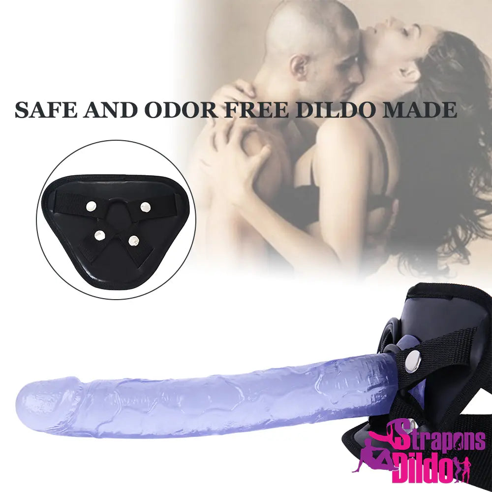 10.24in Realistic Big Strap On Dildo For Anus Vagina Sex Stimulation - Strap ons Dildo