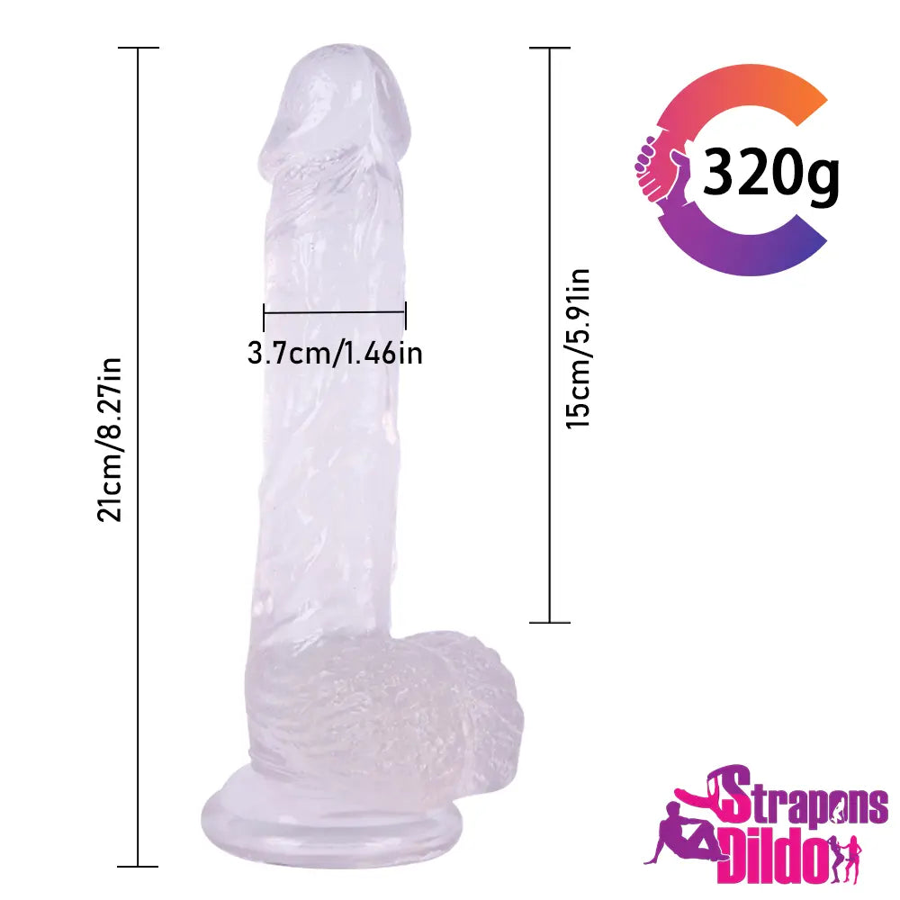 8.27in Good Quality Men Women Strap On Dildo For Couple Sex Toy - Strap ons Dildo