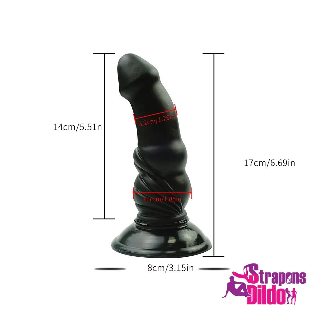 6.69in Bullet Design Detachable Strap on Dildo Butt Plug For Sex Play - Strap ons Dildo