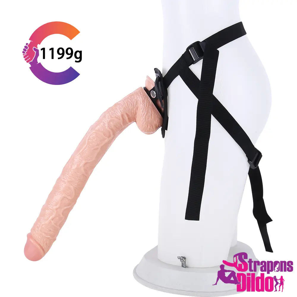 16.93in Lifelike Super Long Strap On Dildo For Women Massage Love Toy - Strap ons Dildo