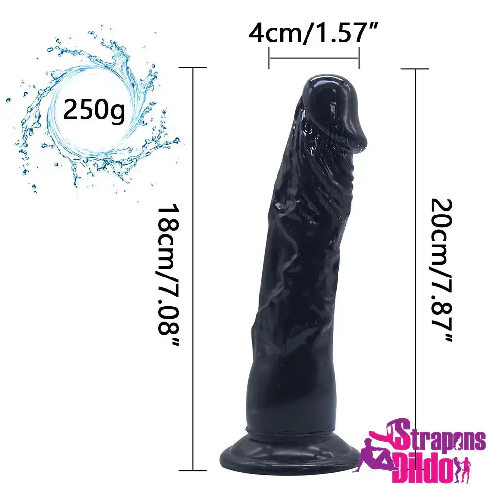 7.87in Wearable Women Using Strap on Dildo For Orgasm - Strap ons Dildo