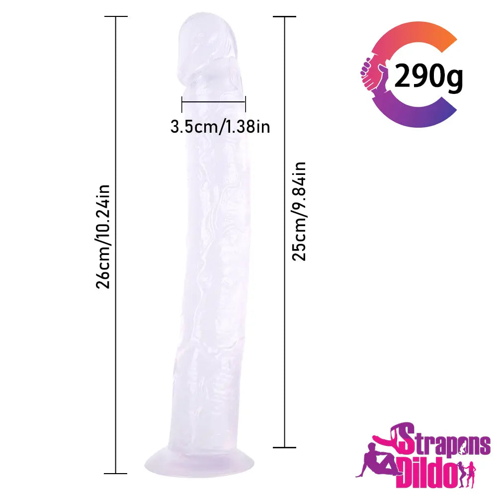 10.24in Realistic Big Strap On Dildo For Anus Vagina Sex Stimulation - Strap ons Dildo