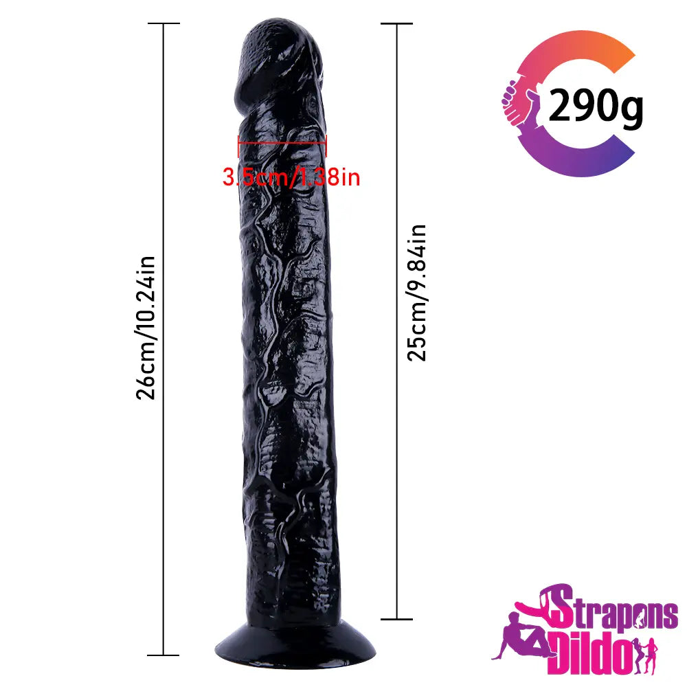 10.24in Realistic Big Strap On Dildo For Anus Vagina Sex Stimulation - Strap ons Dildo