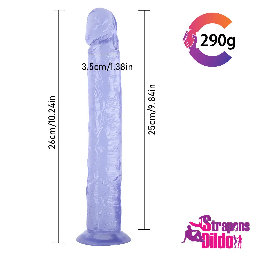 10.24in Realistic Big Strap On Dildo For Anus Vagina Sex Stimulation - Strap ons Dildo