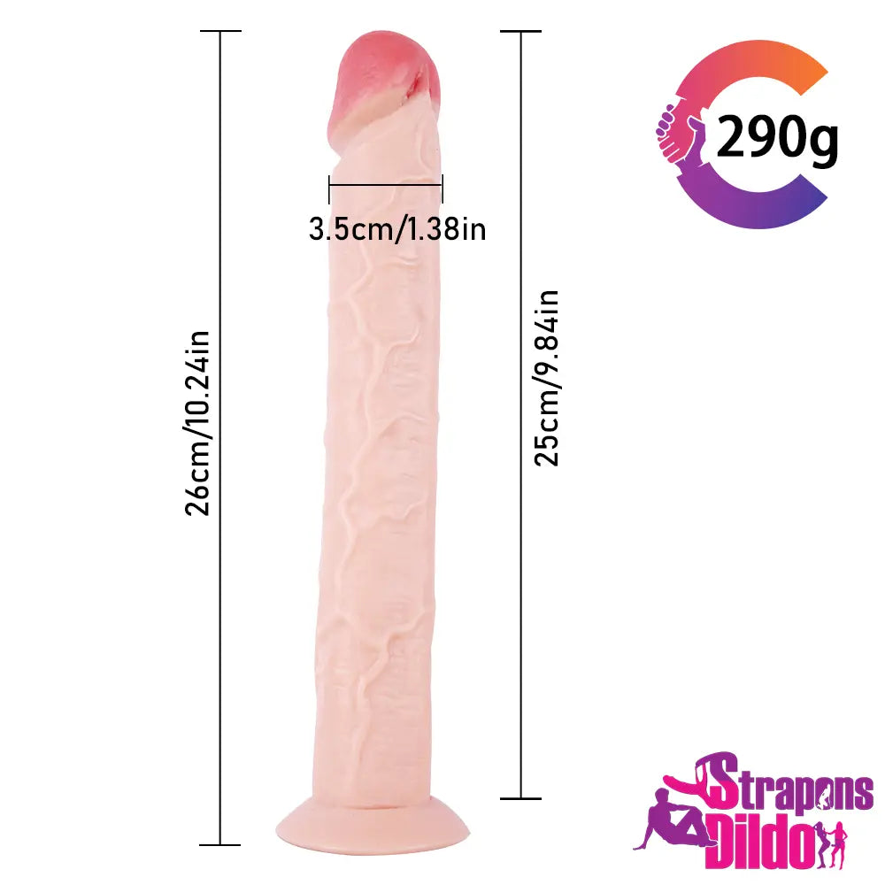 10.24in Realistic Big Strap On Dildo For Anus Vagina Sex Stimulation - Strap ons Dildo