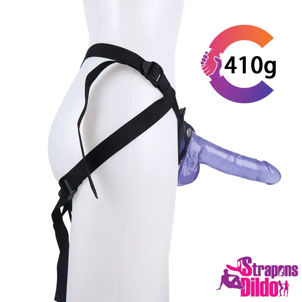 7.87in Realistic Skin Feeling Strap On Dildo For Vagina Anal Play - Strap ons Dildo