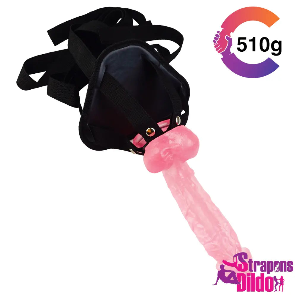 9.1in Soft Real Feeling Detachable Strap on Dildo With Vivid Veins - Strap ons Dildo