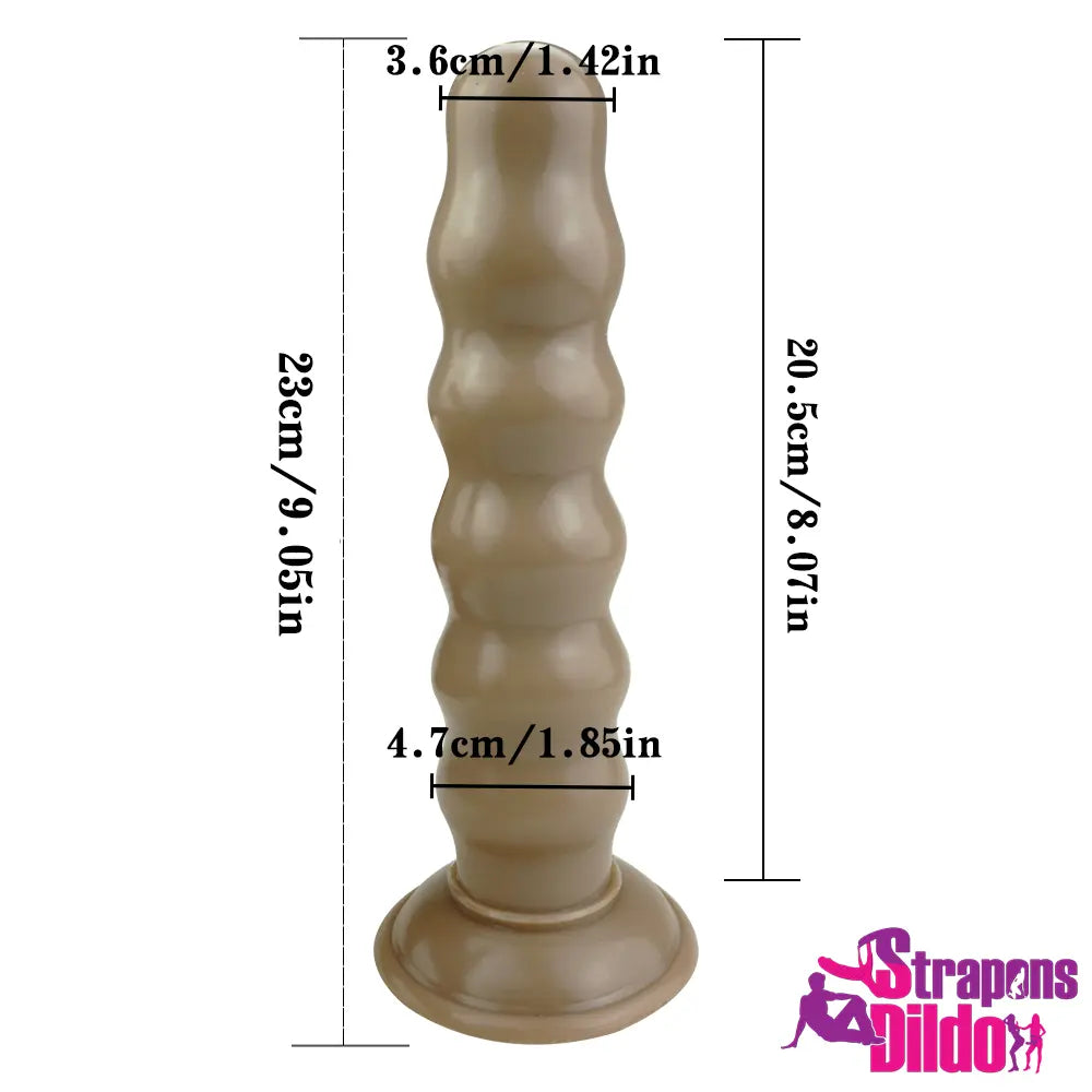 9.05in Beads Wearable Lifelike Strap On Dildo For Lesbian Toy - Strap ons Dildo