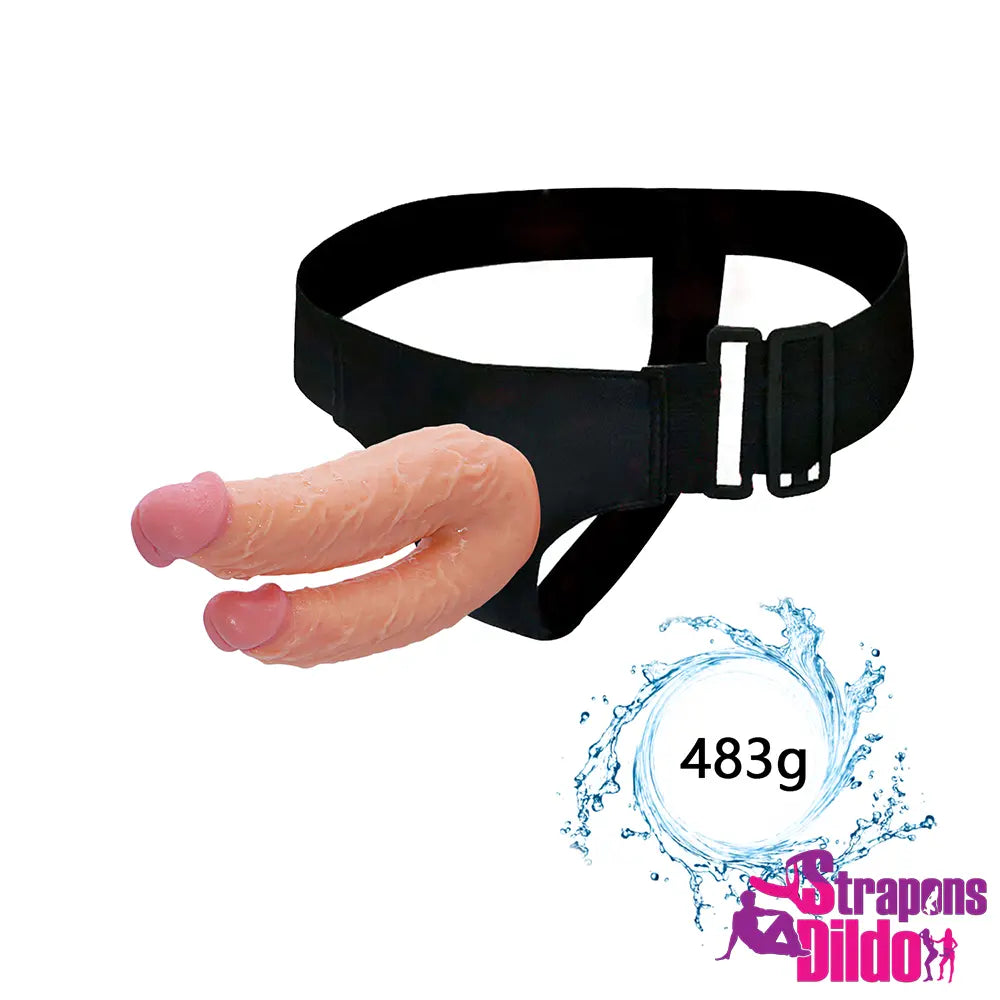 8.46in Double Ended Penetration Strap on Dildo For G Spot - Strap ons Dildo