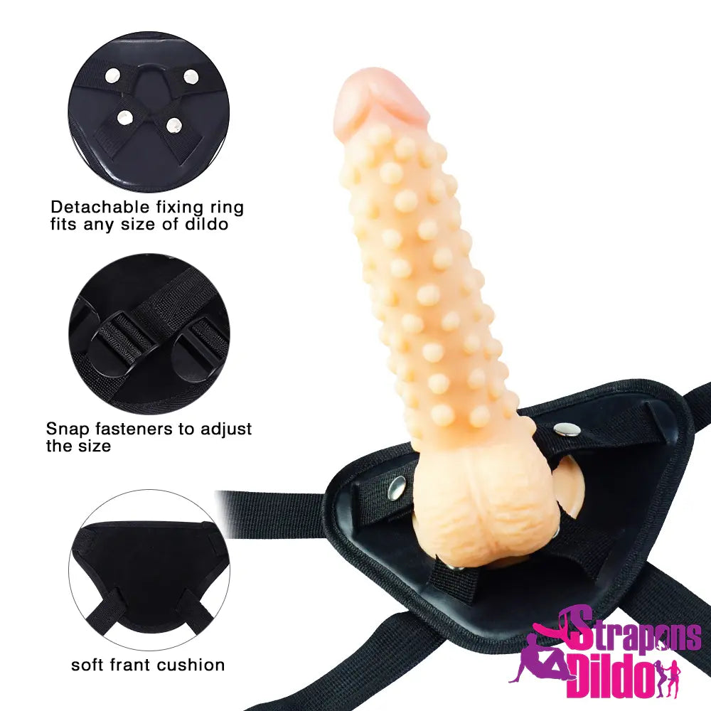 10.6in Big Spiked Fantasy Detachable Strap on Dildo For Adults Sex - Strap ons Dildo