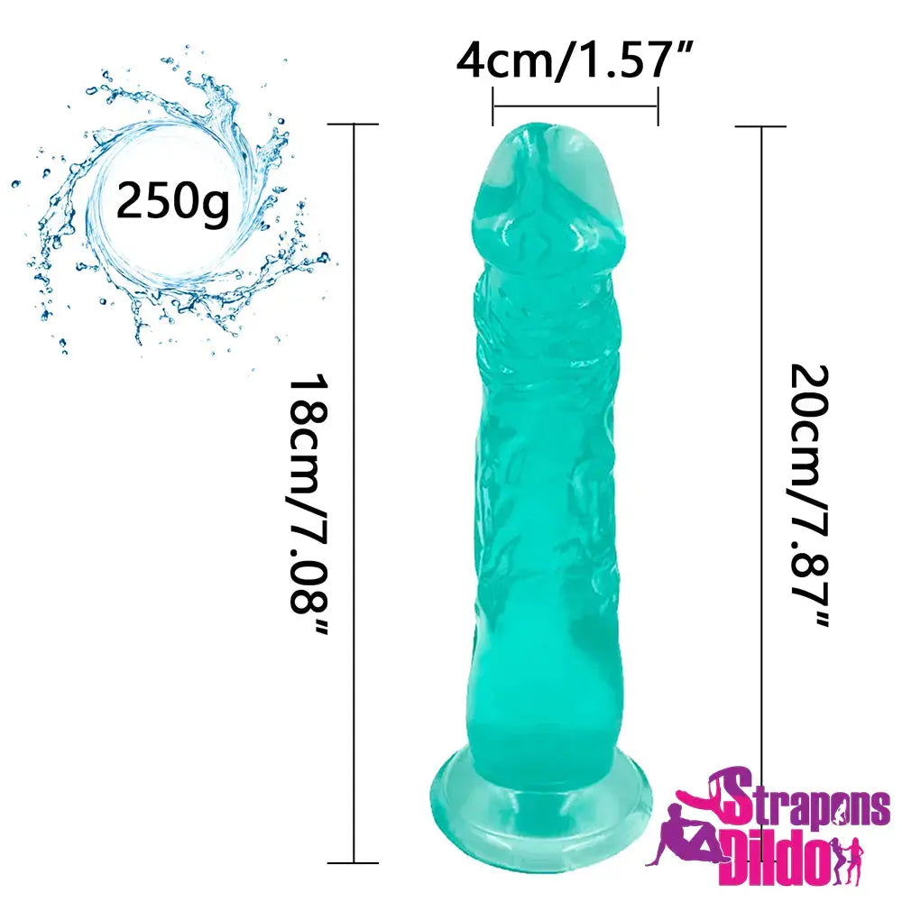 7.87in Wearable Women Using Strap on Dildo For Orgasm - Strap ons Dildo