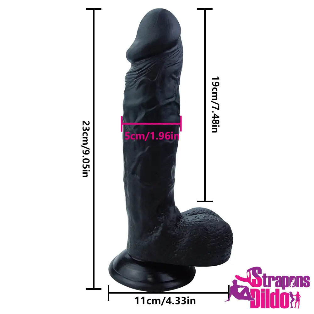 9.05in Premium Harness Belt Strap On Dildo For Women Couples - Strap ons Dildo