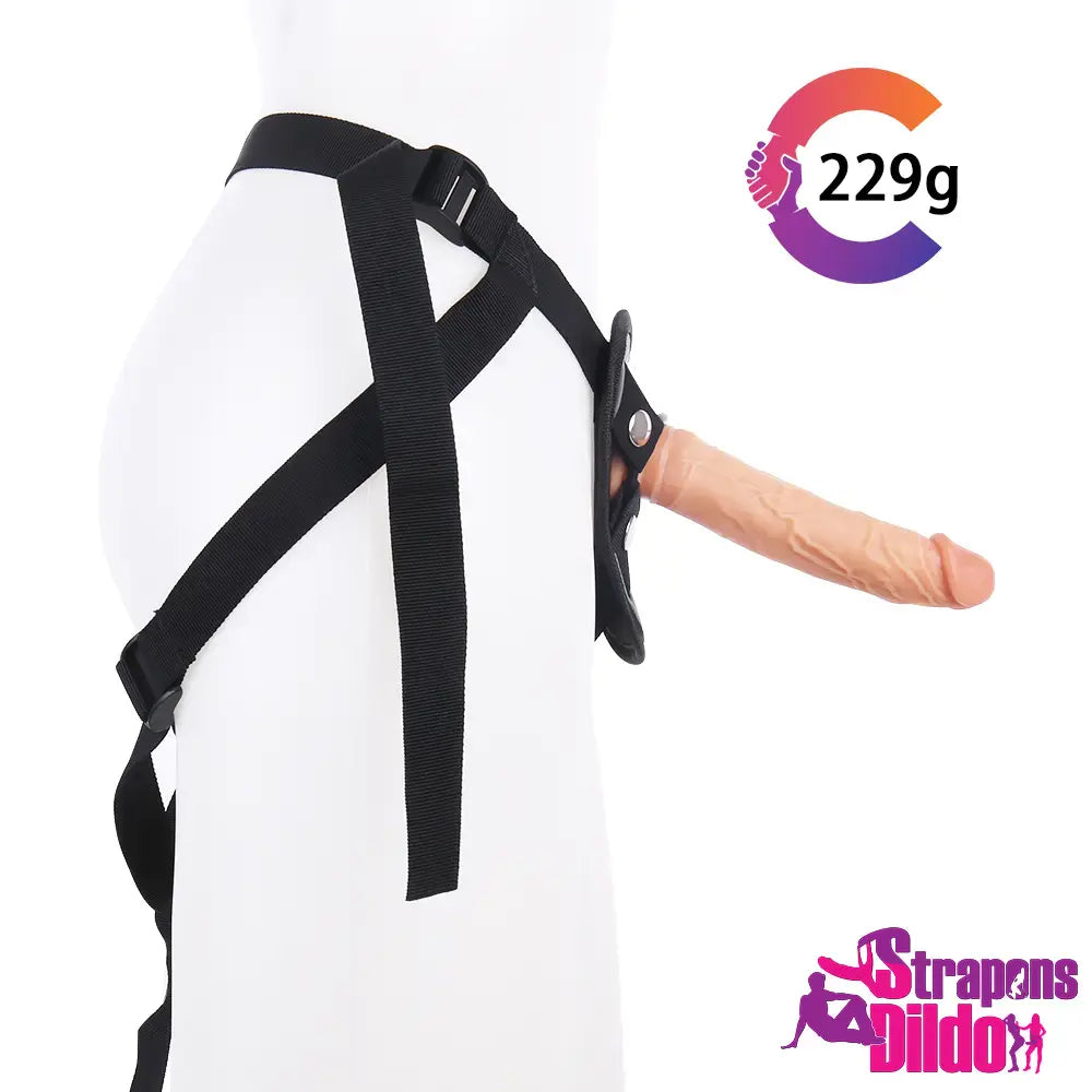 6.88in Super Skin Lifelike Soft Silicone Strap On Dildo For Women - Strap ons Dildo