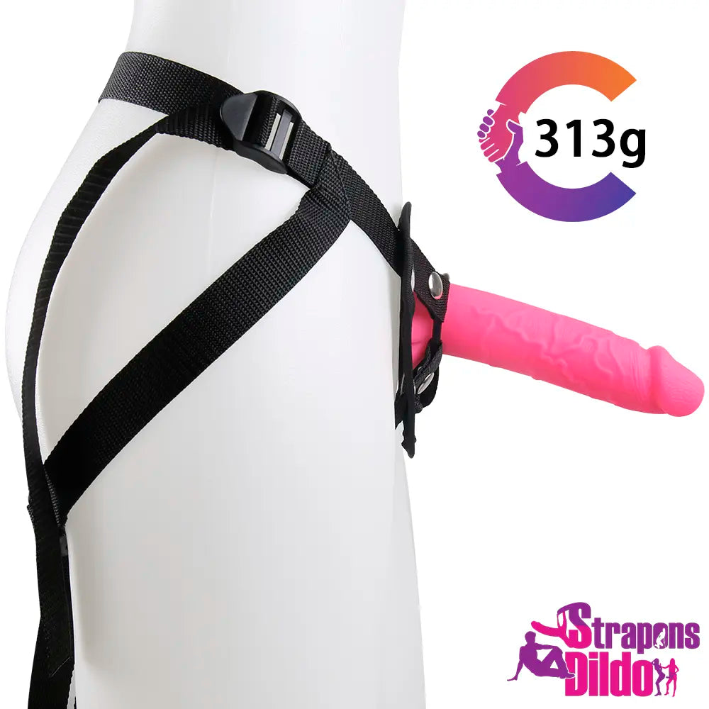 7.08in Realistic Strap On Dildo For Women Men Couples Sex Toy - Strap ons Dildo