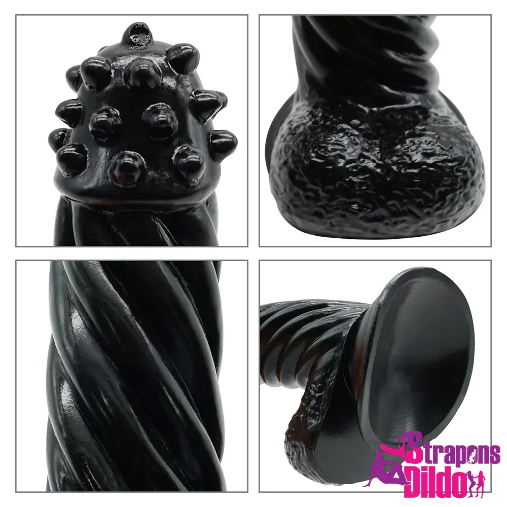 8.66in Premium Spiked Glans Strap on Dildo For Adult Women Men Sex - Strap ons Dildo