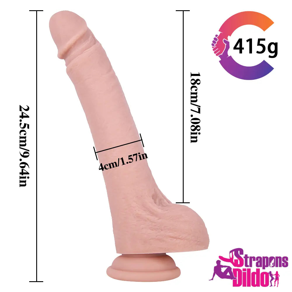 9.64in Realistic Quality Silicone Female Big Strap On Dildo For Adult Sex - Strap ons Dildo